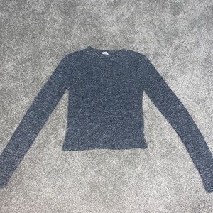 2/$20 grey knit long sleeved top